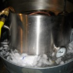 Cooling wort in the summer