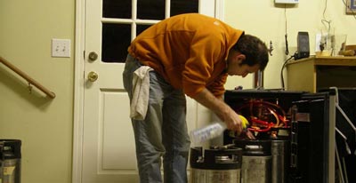 Brewing on the early side tonight